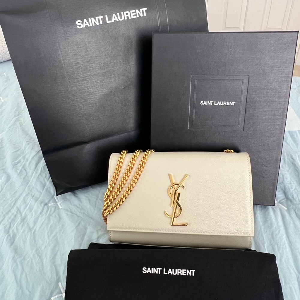 YSL Small Kate Leather Shoulder Bag